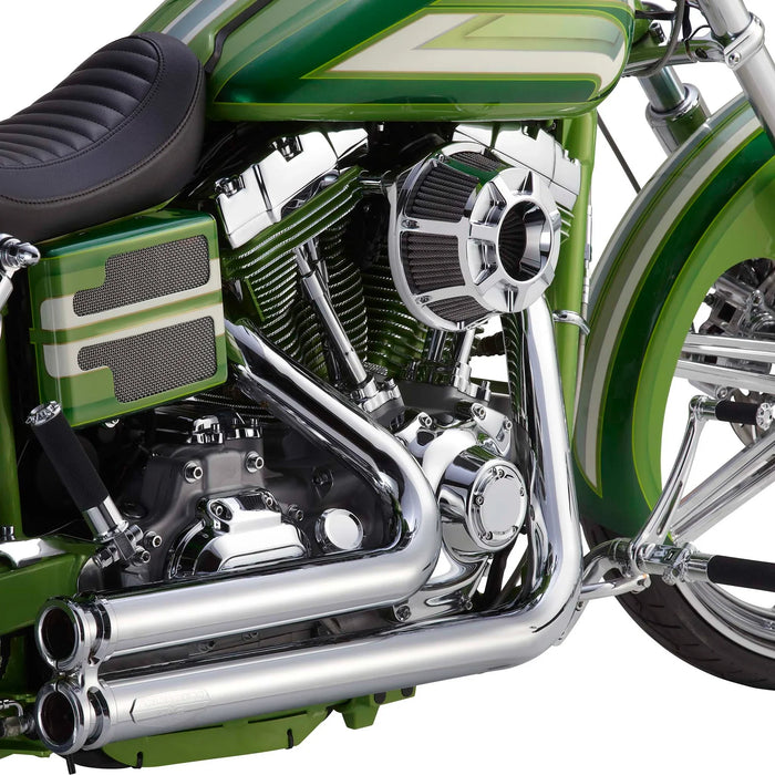 ARLEN NESS 1010-2089 18-918 Inverted Series Air Cleaner Kit — Beveled Chrome
