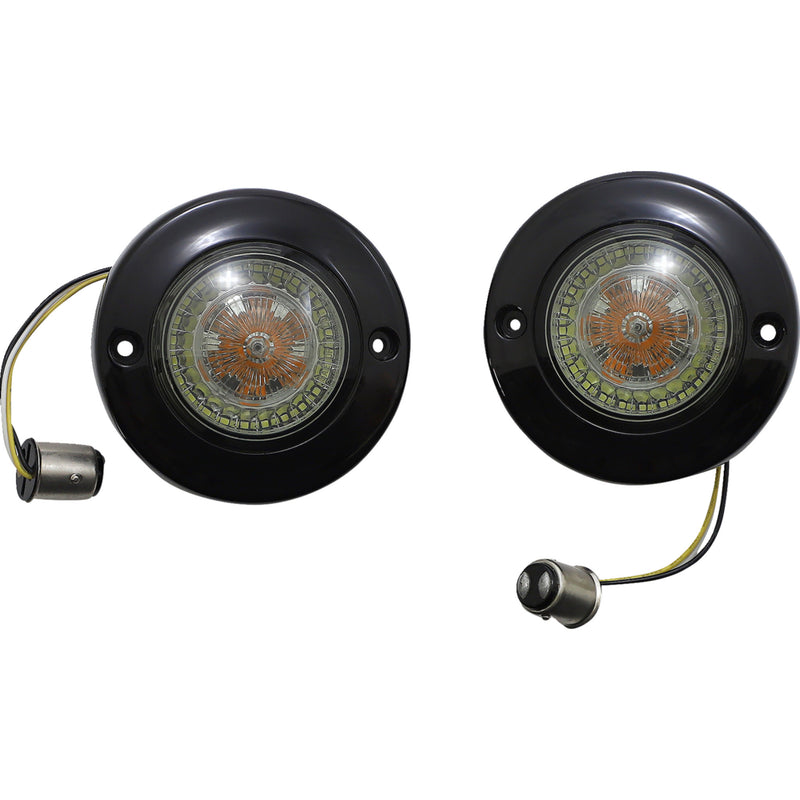 Custom Dynamics Turn Signal - PB-FB-AW-1157BS For Harley Electra Glide / Softail / Touring / Road King 1986-2022