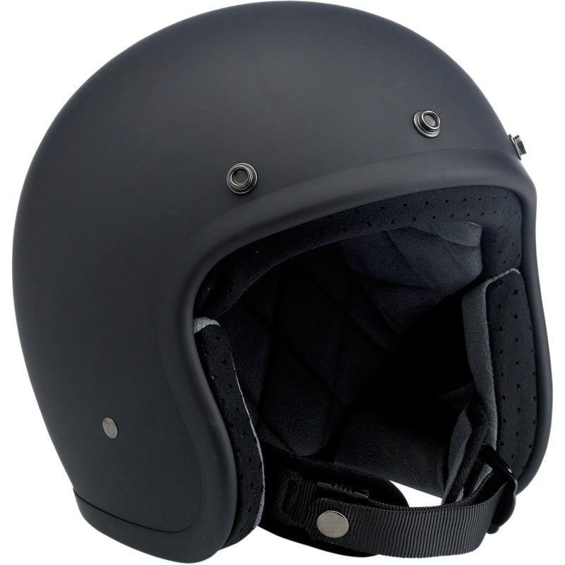 BILTWELL Bonanza Helmet — Solid Flat - Black