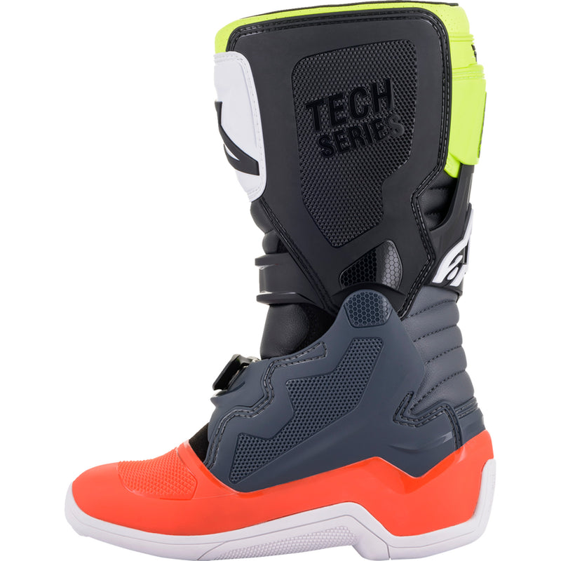 ALPINESTARS Youth Tech 7S Boots Black/Gray/Red/White/Yellow - US