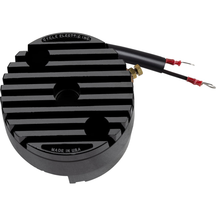 CYCLE ELECTRIC INC DS-313070 CE-540L Low Output Generator-Mounted Regulator with Updated End Plate Regulator - 12 V - Low Output