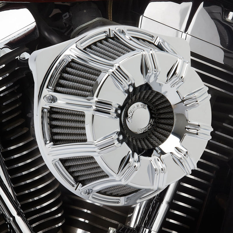 Arlen Ness Inverted Series 10 Gauge Air Cleaner - 18-942 For Harley Motorcycles 1999-2017