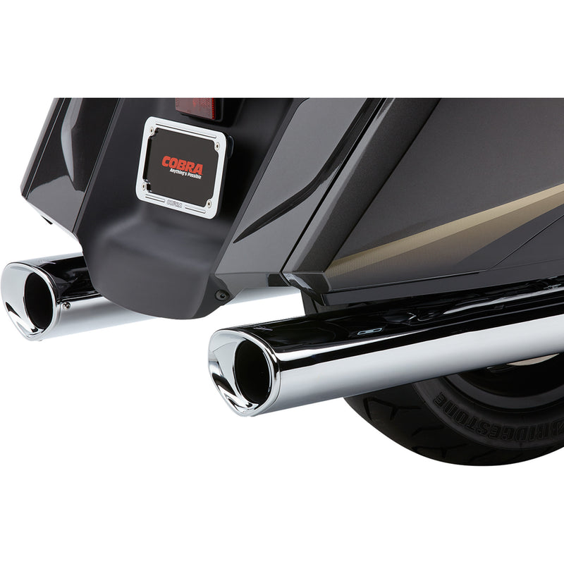 Cobra Tri Flo Muffler - 1218 Honda GL1800HP Gold Wing Audio Comfort / GL1800B Gold Wing F6B / GL1800F6B Gold Wing Bagger 2012-2017