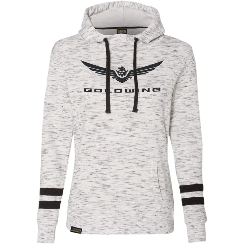 FACTORY EFFEX Women's Goldwing Bold Pullover Hoodie White/Black