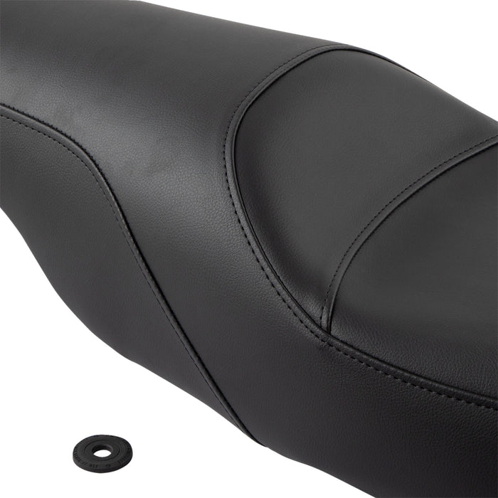 SADDLEMEN 0801-0346 808-07B-047 Profiler™ Seat - Black - Smooth - FLHT