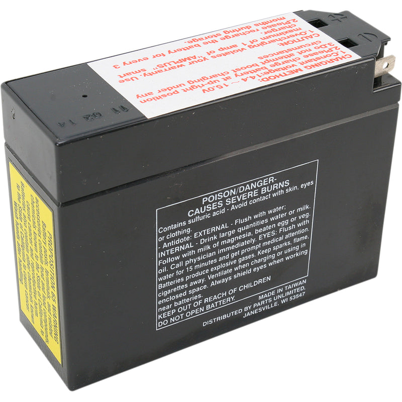 Parts Unlimited Battery - 2113-0217 Suzuki ATV/UTV Models 2008-2015