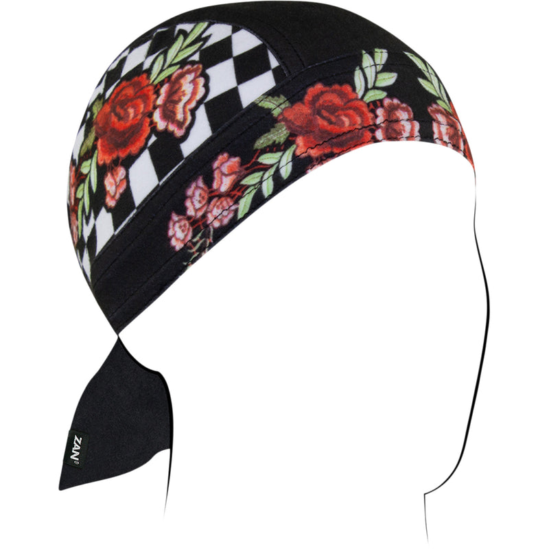 ZAN HEADGEAR 2504-0513 ZL421 Flydanna® SportFlex® Headwrap Flydanna® SportFlex® - Checkered Floral