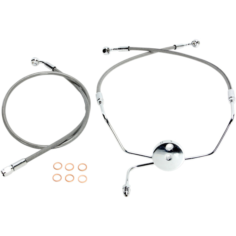 Magnum Shielding XR Brake Line - SSC1307-33 For Harley Touring 2008-2013