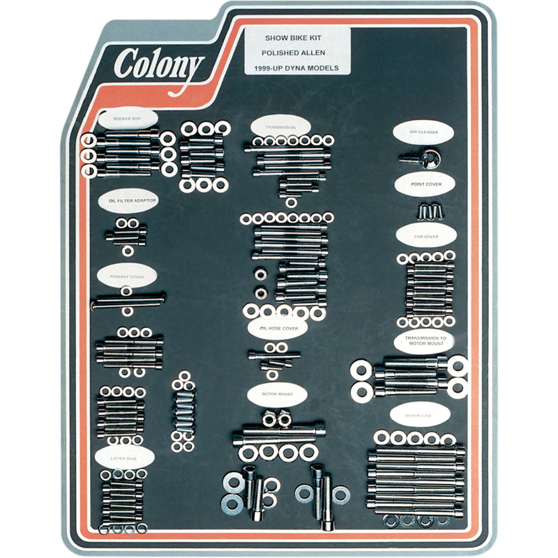 Colony Bolt Kit - 1000P For Harley Dyna 1999-2005