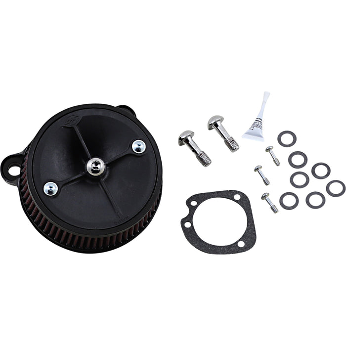 S&S CYCLE 1010-2753 170-0302E Super Stock™ Stealth Air Cleaner Kit - Black