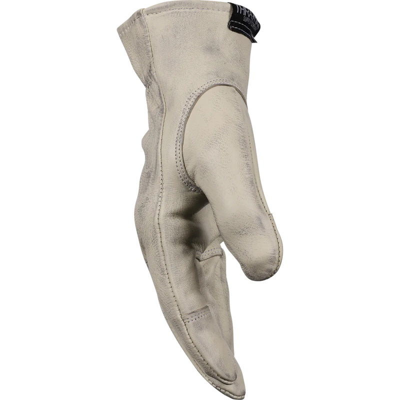 THRASHIN SUPPLY CO. Roper Leather Gloves Bone - White