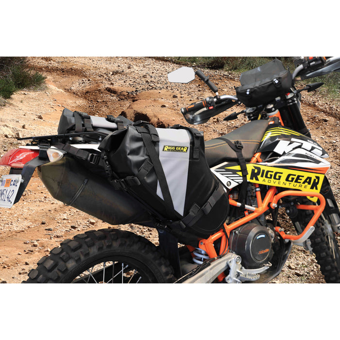 NELSON RIGG 3501-1967 SE-4014 Dualsport Saddlebag Hurricane Dual Sport Saddlebags - Black/Gray