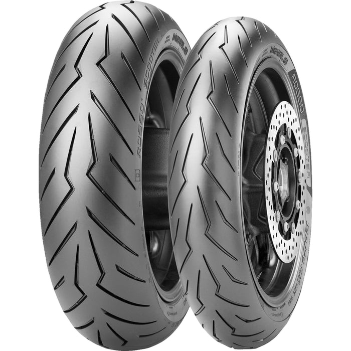 PIRELLI 0340-0867 2925500 Diablo Rosso™ Scooter Tire Tire - Diablo Rosso™ Scooter - Rear - 130/70-12 - 62P