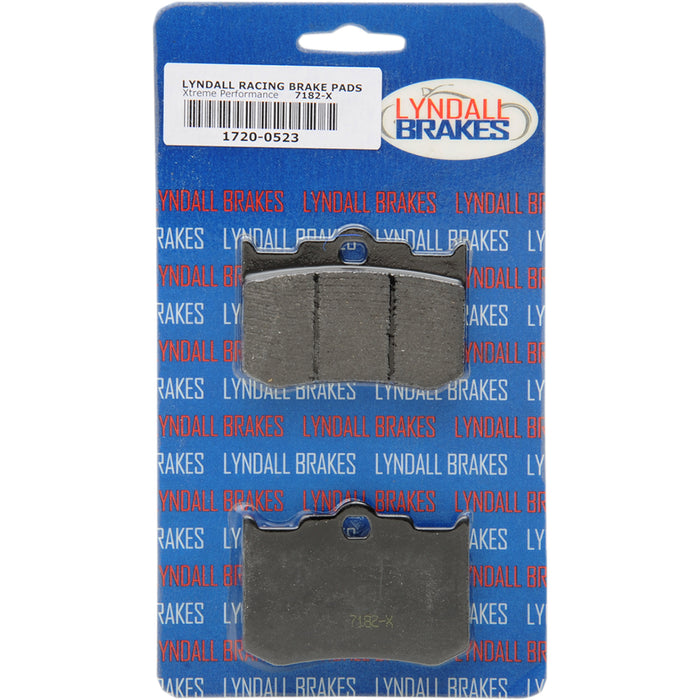 LYNDALL RACING BRAKES LLC 1720-0523 7182X X-Treme Harley/Buell Brake Pads X-Treme Brake Pads - 4-Piston