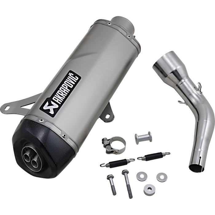 AKRAPOVIC 1811-3940 S-VE3SO9-HRSS Stainless Steel Slip-On Line Scooter Muffler Muffler - Stainless Steel