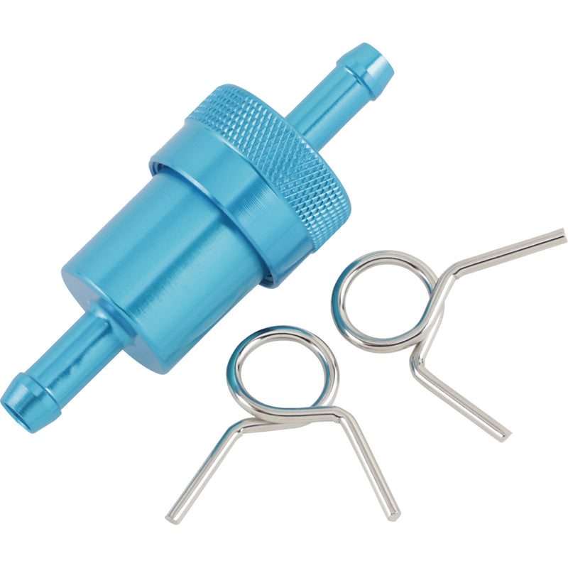 EMGO 14-34431 14-34431 Anodized Aluminum Fuel Filter blue - 5/16"