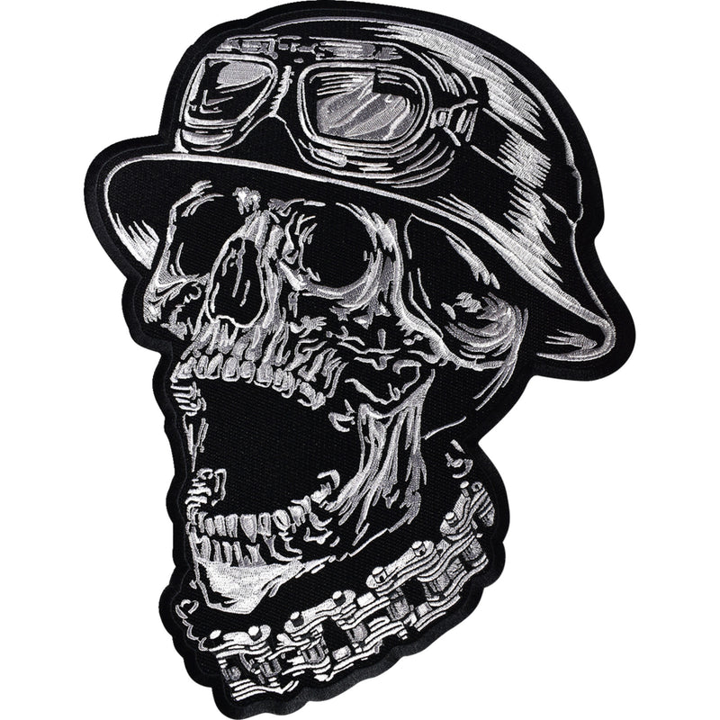 LETHAL THREAT 2840-0183 LT30245 FTW Helmet Skull Embroidered Patch large