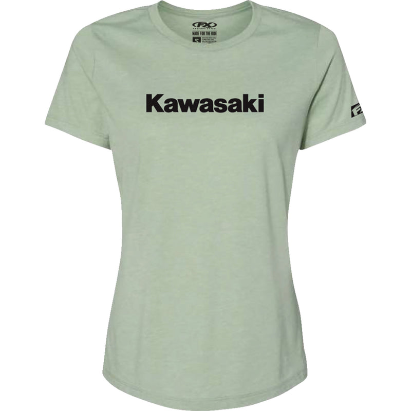 FACTORY EFFEX Women's Kawasaki T-Shirt Light - Heather Green