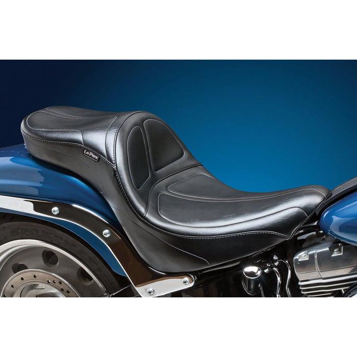 LE PERA 0802-0547 LK-910DL Maverick Daddy Long Legs Seat - Black - Stitched - FL/FX '06-'17