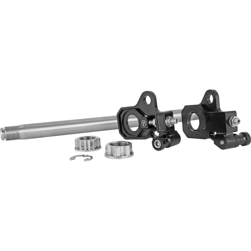Performance Machine (pm) Axle Adjuster - 0117-0028M-B For Harley Touring 2009-2022