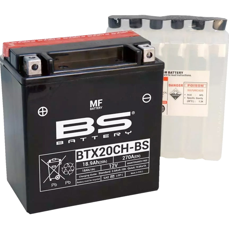 Bs Battery BTX Battery - 300616 For Moto Guzzi Motorcycles 2004-2019 | Triumph Rocket 3 2020-2023