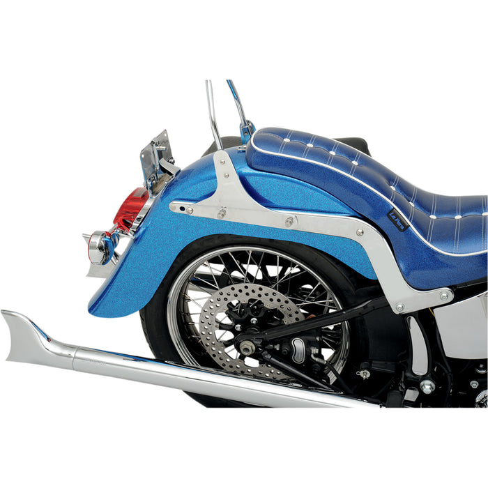 KLOCK WERKS 1401-0246 KWF-02-0302 Rear Fender — Frenched - 4" Stretched Rear Fender - Frenched - 7.125" W