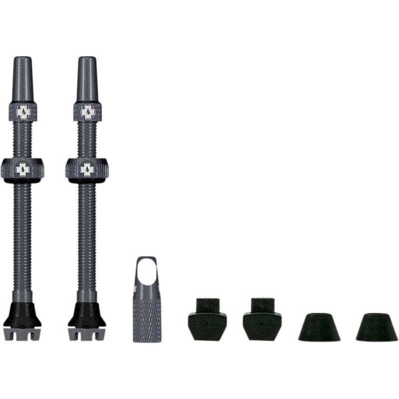 MUC-OFF USA 0360-0059 20547 Tubeless Valve Stems gray