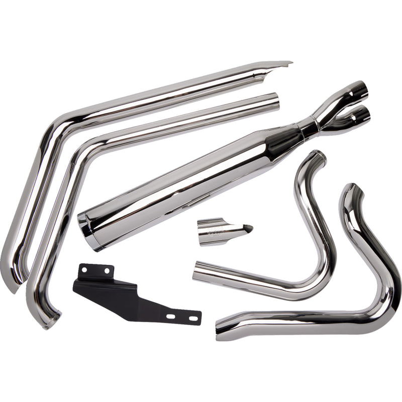 Cobra Power Pro HP 2-Into-1 Exhaust System - 6420 For Harley Softail 1986-2006