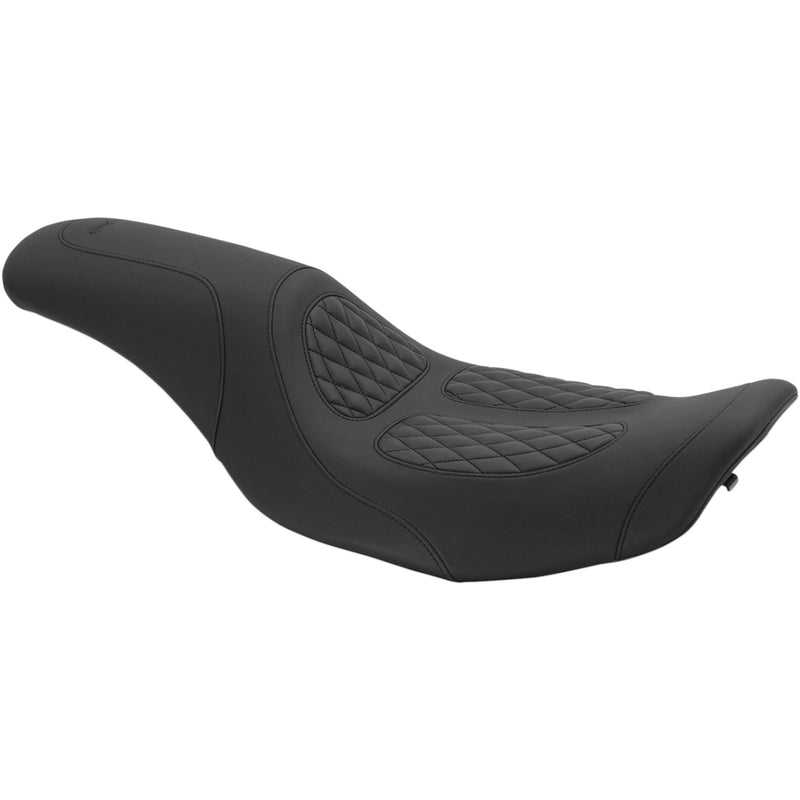 Mustang Dave Perewitz Signature Series Seat - 76980 For Harley Touring 1997-2007