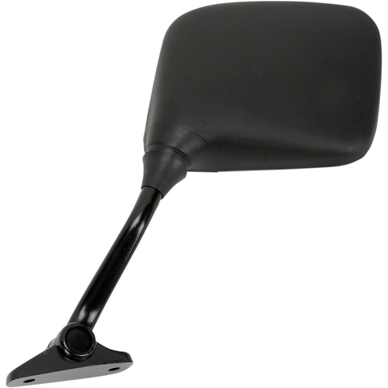 EMGO 2086852 20-86852 OEM-Style Replacement Mirror Mirror - Side View - Rectangle - Black - Left