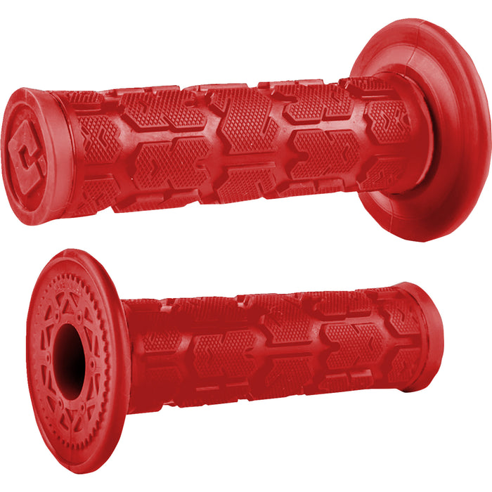 ODI 0630-2854 H03RGR Rogue MX Single Ply Grips Grips - Rogue - MX - Single Ply - Red
