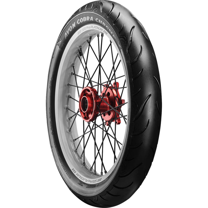 AVON 0305-0618 638177 Cobra Chrome AV91 Tire Tire - Cobra Chrome AV91 - Front - 130/80B17 - 65H