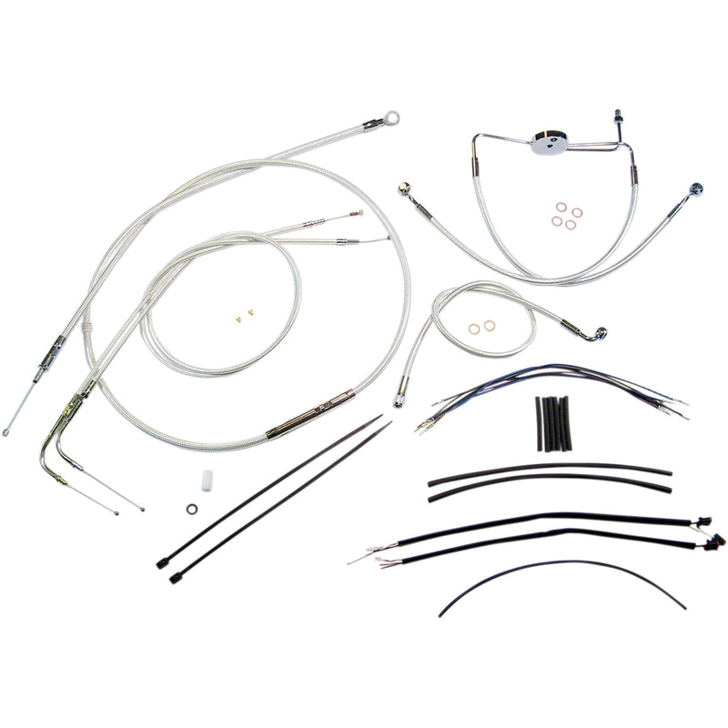 Magnum Shielding Cable Kit - 387201 For Harley Fat Bob 2012-2017