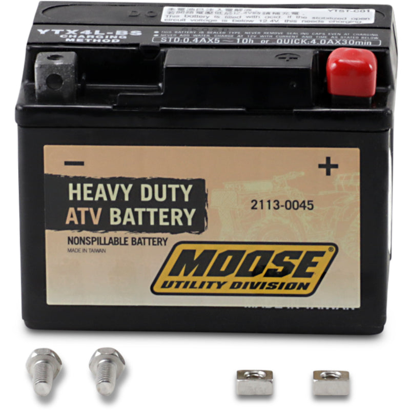Moose Offroad YTX Battery - MOOM72X4B For E-TON ATVs 1999-2003 | Polaris Scrambler 50 / Scrambler 90 / Sportsman 90 2001-2002 | Aeon Cobra 2000-2014