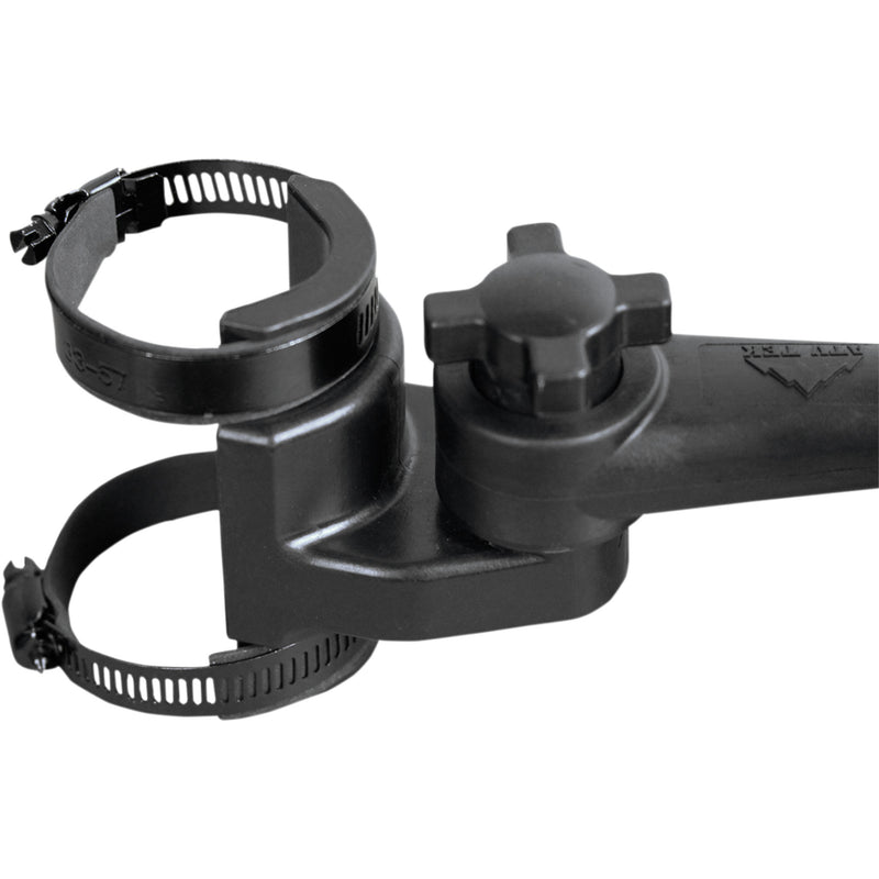 ATV-TEK 0640-0780 UTVMIR1 Clearview™ Mirror with Vibration Isolator Mount Mirror - Clearview - Side View - Breakaway - Rectangle - Black