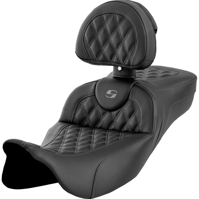 Saddlemen Roadsofa™ Seat - 808-07B-184B2 For Harley Touring 2008-2025
