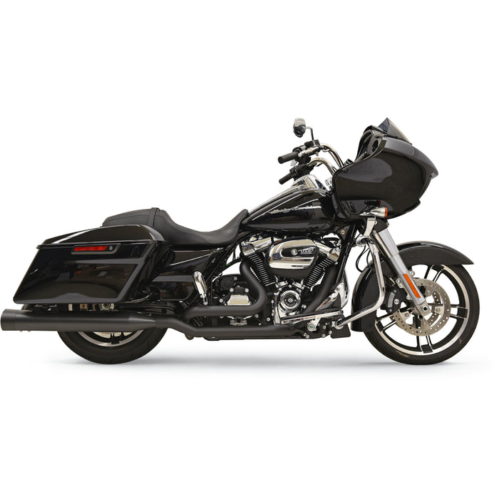 BASSANI XHAUST 1802-0365 11525A True-Dual Down Under Headpipe - Down Under Headpipes - Black