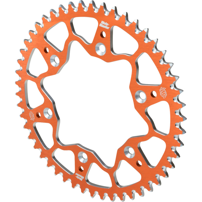 MOTO-MASTER 1211-2233 620072550 7075 Aluminum Rear Sprocket 50 tooth - orange