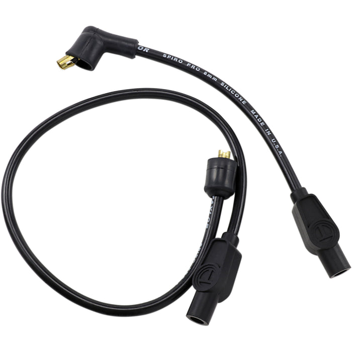 SUMAX DS-242146 77033 Custom-Fit Spark Plug Wire Kit Spark Plug Wire - 8 mm - Black - FLT/XL