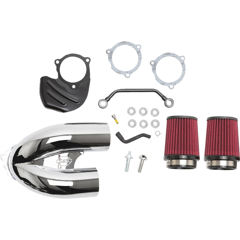 S&S Cycle Tuned Induction Two-In-One Air Cleaner - 170-0566A For Harley Motorcycles 2017-2024