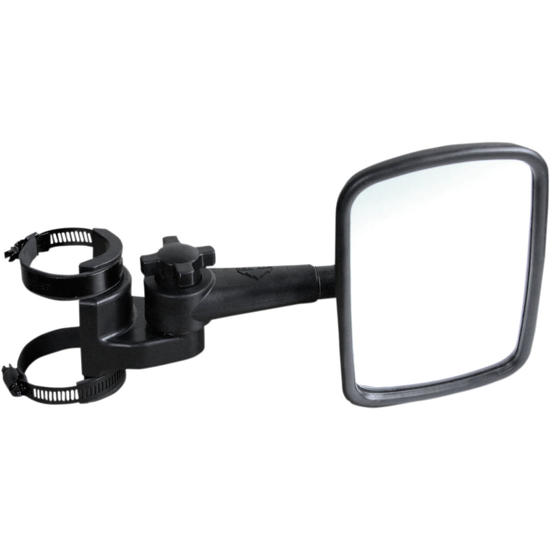 ATV-TEK 0640-0780 UTVMIR1 Clearview™ Mirror with Vibration Isolator Mount Mirror - Clearview - Side View - Breakaway - Rectangle - Black