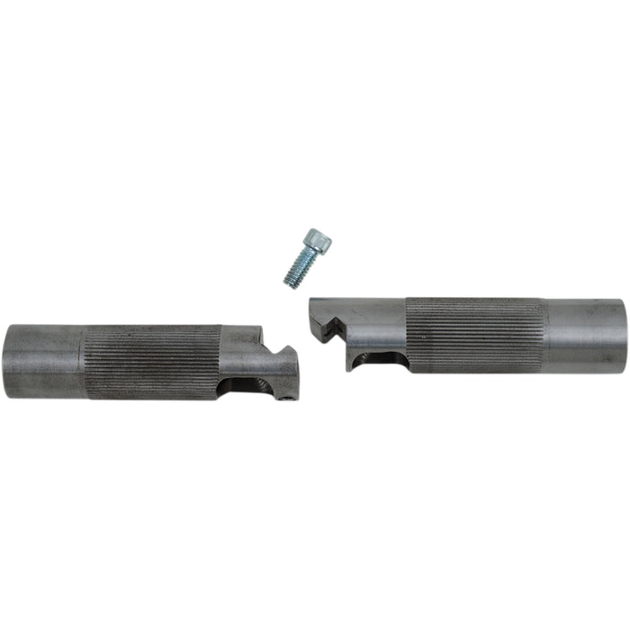 FAT BAGGERS INC. 0601-4761 907016-B 1-1/4" EZ Install Pointed Top Handlebar - 16" - Black