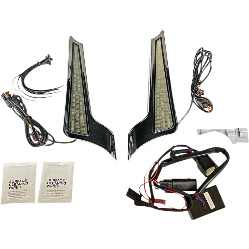Custom Dynamics Taillight Kit - CD-FASCIADCBCMC For Harley Touring 2014-2025