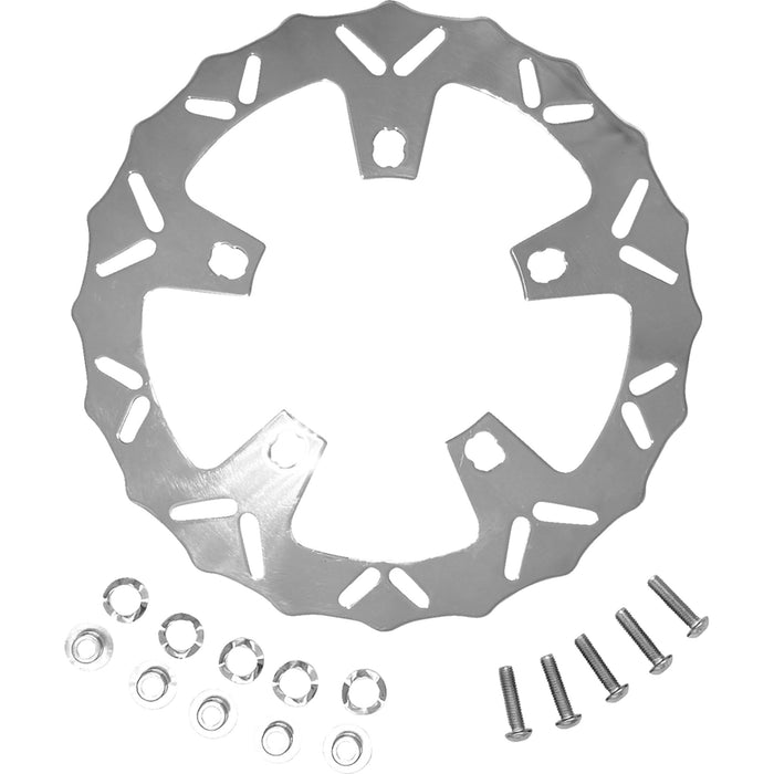 COASTAL MOTO 1710-4967 CM-FR-118DRSS Front Brake Rotor Brake Rotor - 11.8" - Front - Stainless - '14-'23 Touring