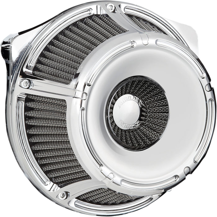 ARLEN NESS 1010-1202 18-920 Inverted Series Air Cleaner Kit — Slot Track - Chrome