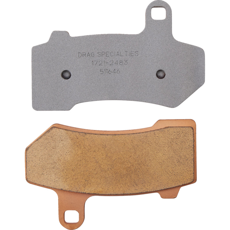 Drag Specialties Brake Pad - 1721-2483 For Harley Motorcycles 2006-2021