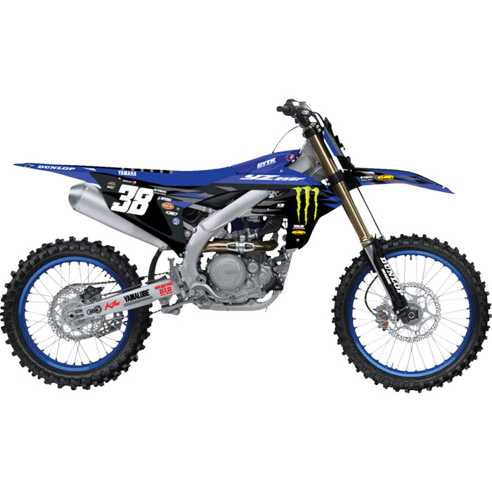 D'COR VISUALS 4302-7468 20-50-115 Complete Graphics Kit Graphic Kit - '25 Monster Energy - Yamaha TTR 110