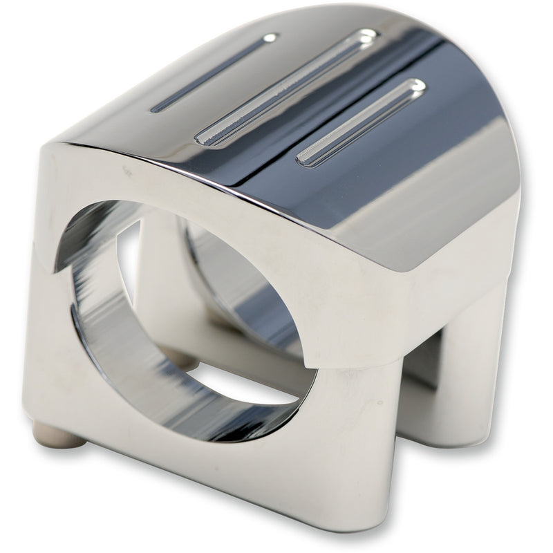 DAKOTA DIGITAL DS-373896 BKT-5005 Speedometer Mount - Chrome Clamp Mount - For 1.50" T-Bar/Riser Handlebar