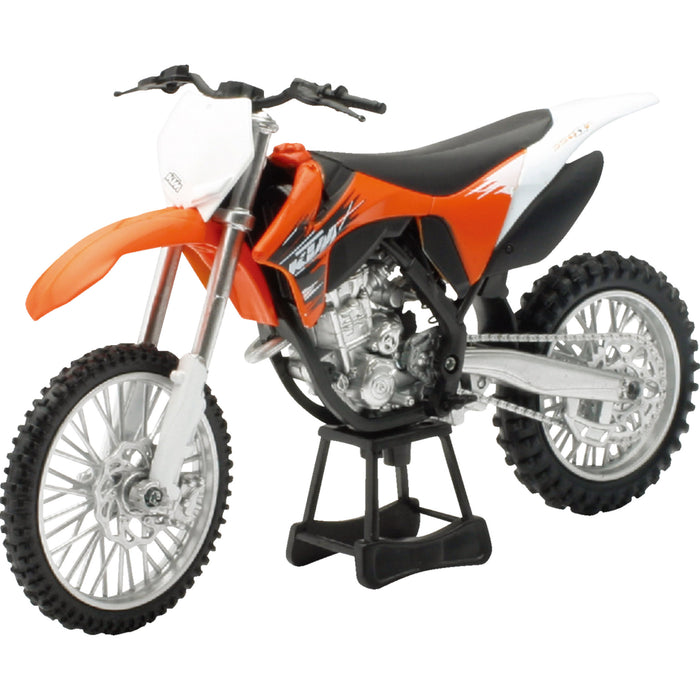 NEW RAY TOYS 7001-0048 44093 Mini KTM Dirt Bike KTM 350 SX-F 2011 Dirt Bike - 1:12 Scale - Orange/Black