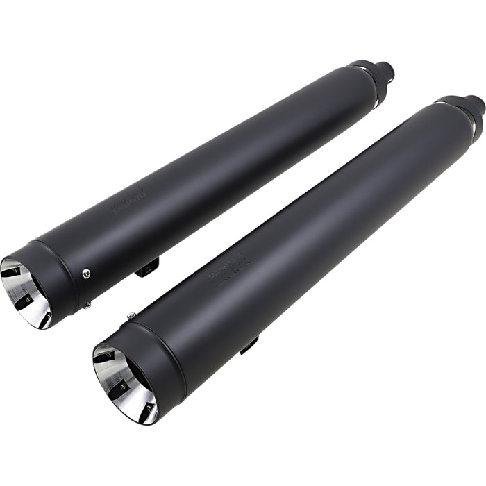 SUPERTRAPP 1811-3977 147-21820 Stout Slip-On Mufflers Mufflers - Black - Indian Touring